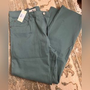 Onward reserve five 5 pocket stretch pant Sea Pine Green 38x30 NWT